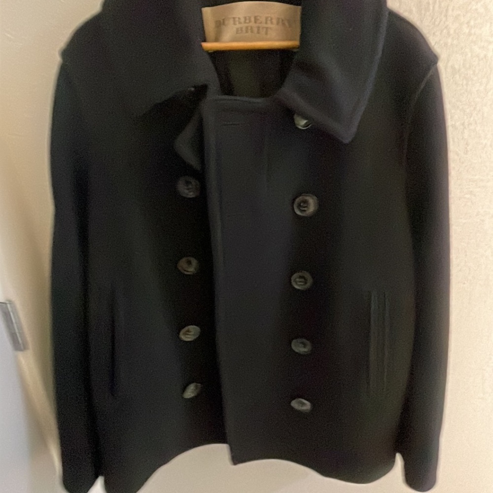 Men’s Burberry peacoat